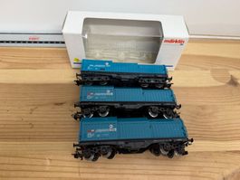 Spur H0 AC Märklin 4687 4708 NS SBB Teleskophaubenwagen