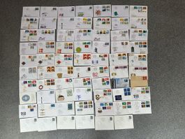 Schweiz - FDC‘s + Sonderbriefe 1967 - 1992 - 69 Stück
