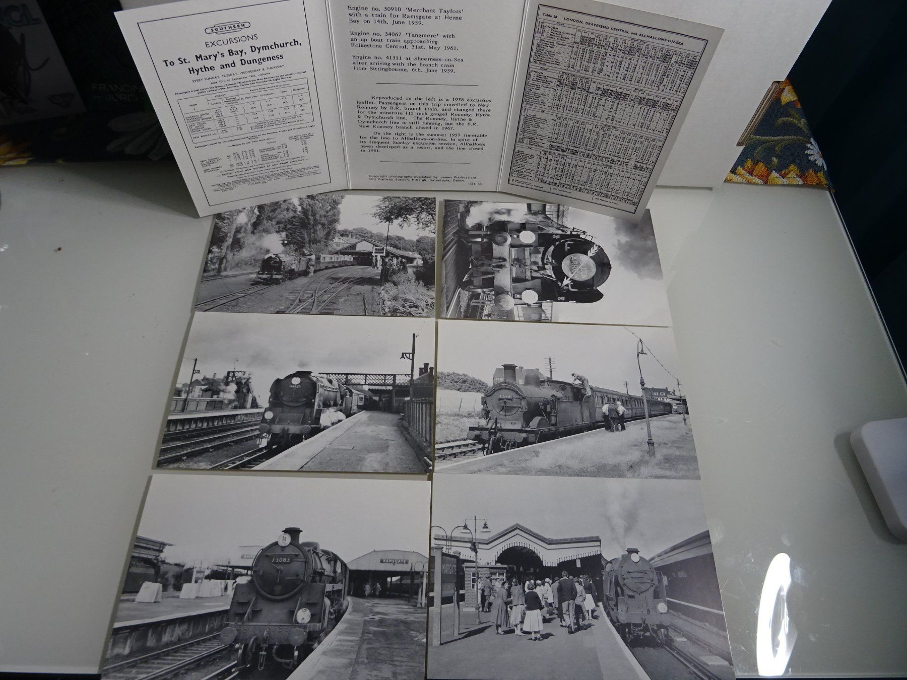 Ansichtskarten: 6 Postcards "Steam Around The Kent Coast" – Gebraucht aus Teufen AR von Brandan2171 2