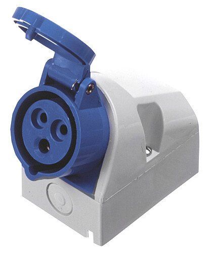 Spine: Wanddose CEE 16 A / 230 V Farbe blau – Nuovo (secondo la descrizione) da Signau venduto da Mage700 4