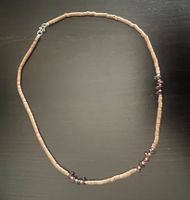 Halskette Kette aus Silber und Granat ✨❤️✨