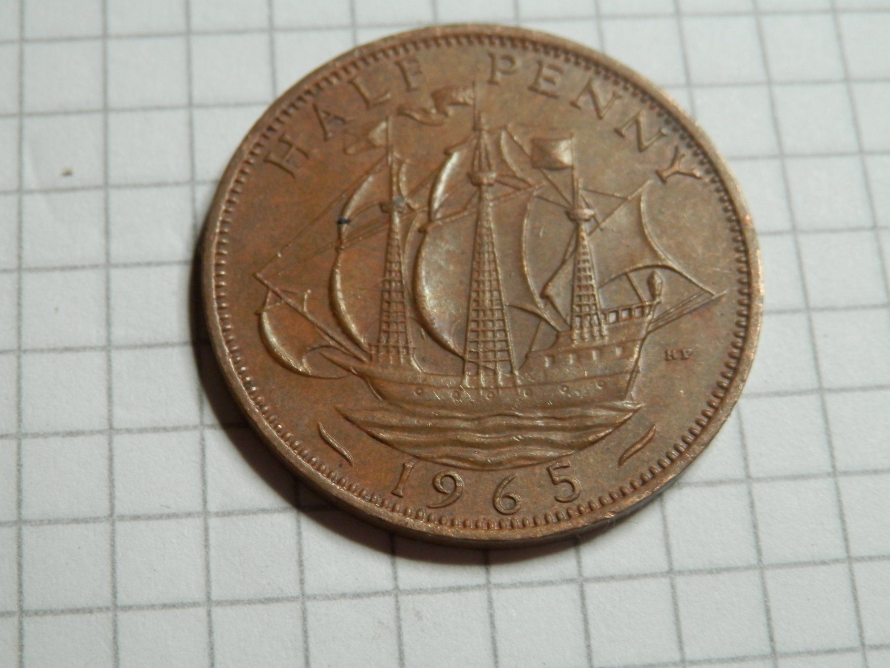 Tutti le monete: Großbritannien ½ Penny, 1965 – Usato da Weiach venduto da weiach81