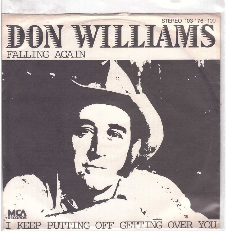 Schallplatten: Don Williams  --  Falling again  Single7 – Gebraucht aus Rheinau von thespecials