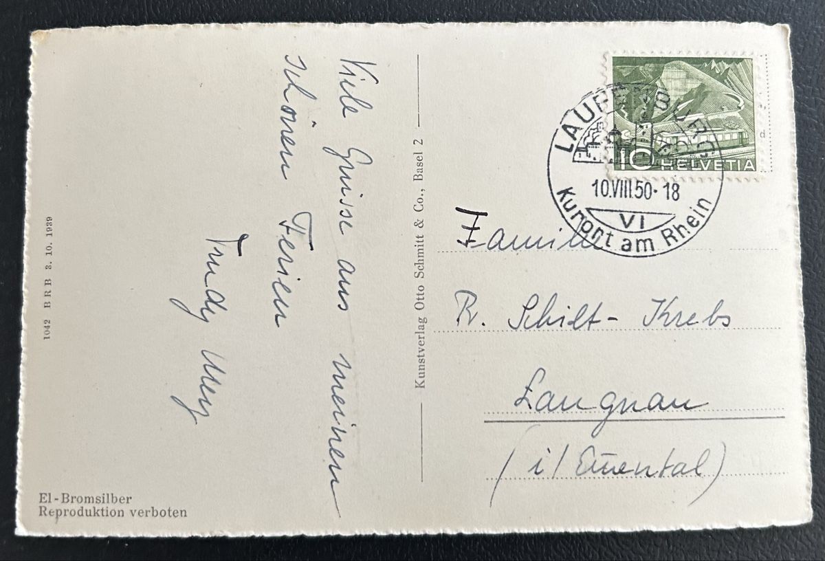 Cartes postales: Laufenburg Hotel Bahnhof  – D'occasion à Horw par Tellbub 1