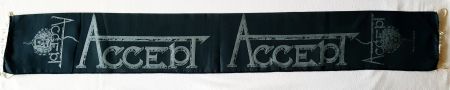 Accept - Schal - Scarf 80s - Vintage - Excellent Condition