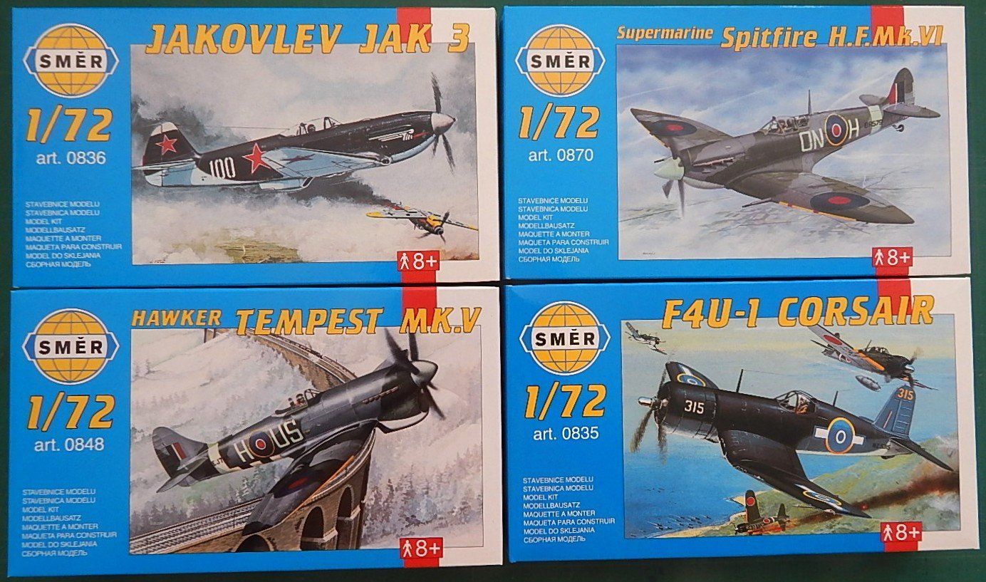 Kit di modellismo & Modellini statici: Smer WWII fighter aircraft combo – Nuovo e nell'imballaggio originale da Neuchâtel venduto da PAB2000