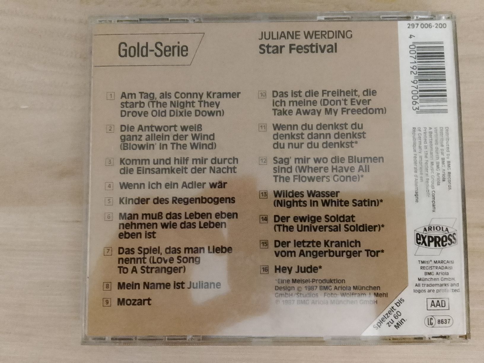 CDs: Juliane Werding – Gebraucht aus Liebefeld von CD-Urs 1