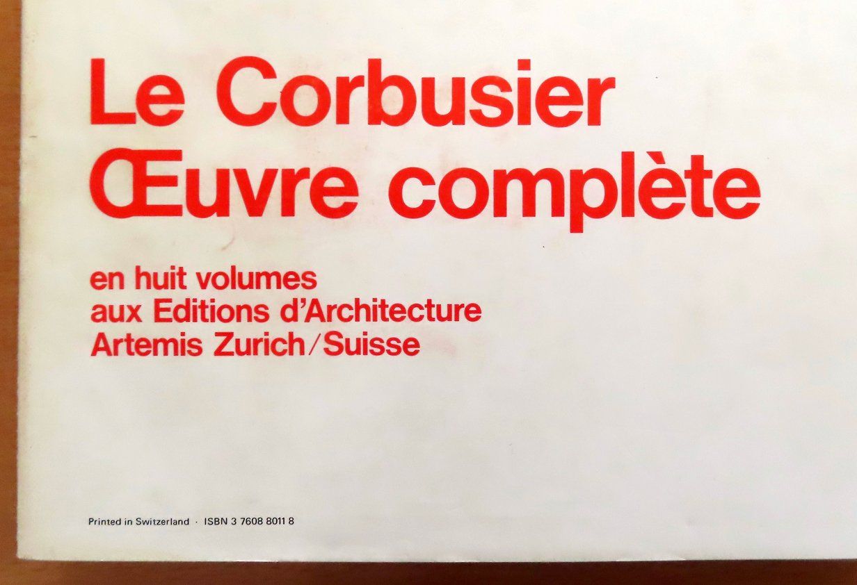 Libri: Le Corbusier - Oeuvre complète – Usato da Le Locle venduto da LibrairieLaBergerie 4