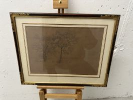 Jost Schnyder von Wartensee (1822-1894) Zeichnung Bleistift