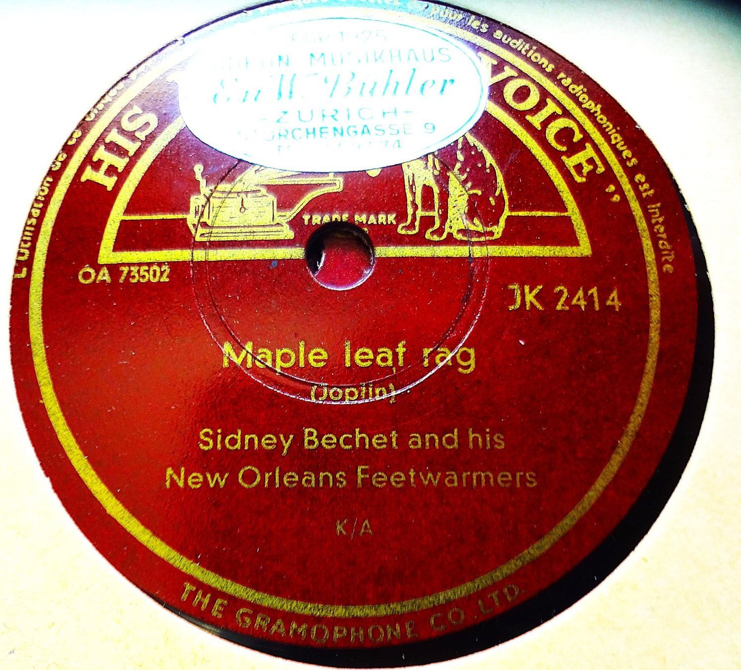 Dischi in vinile: Sidney Bechet, Album mit 12 Jazz Schellackplatten – Usato da Hemishofen venduto da Phonomandy 7