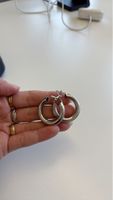 Creolen Silber Metall Damen