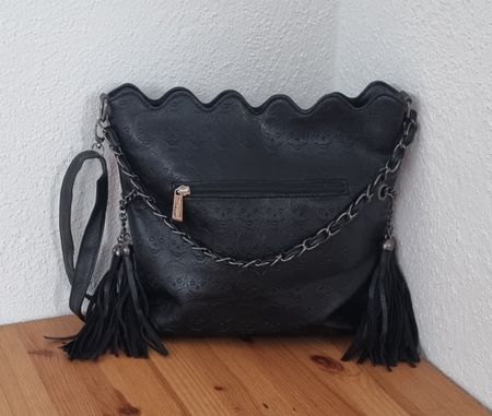 Vince Camuto Handtasche Leder Tasche Schultertasche schwarz