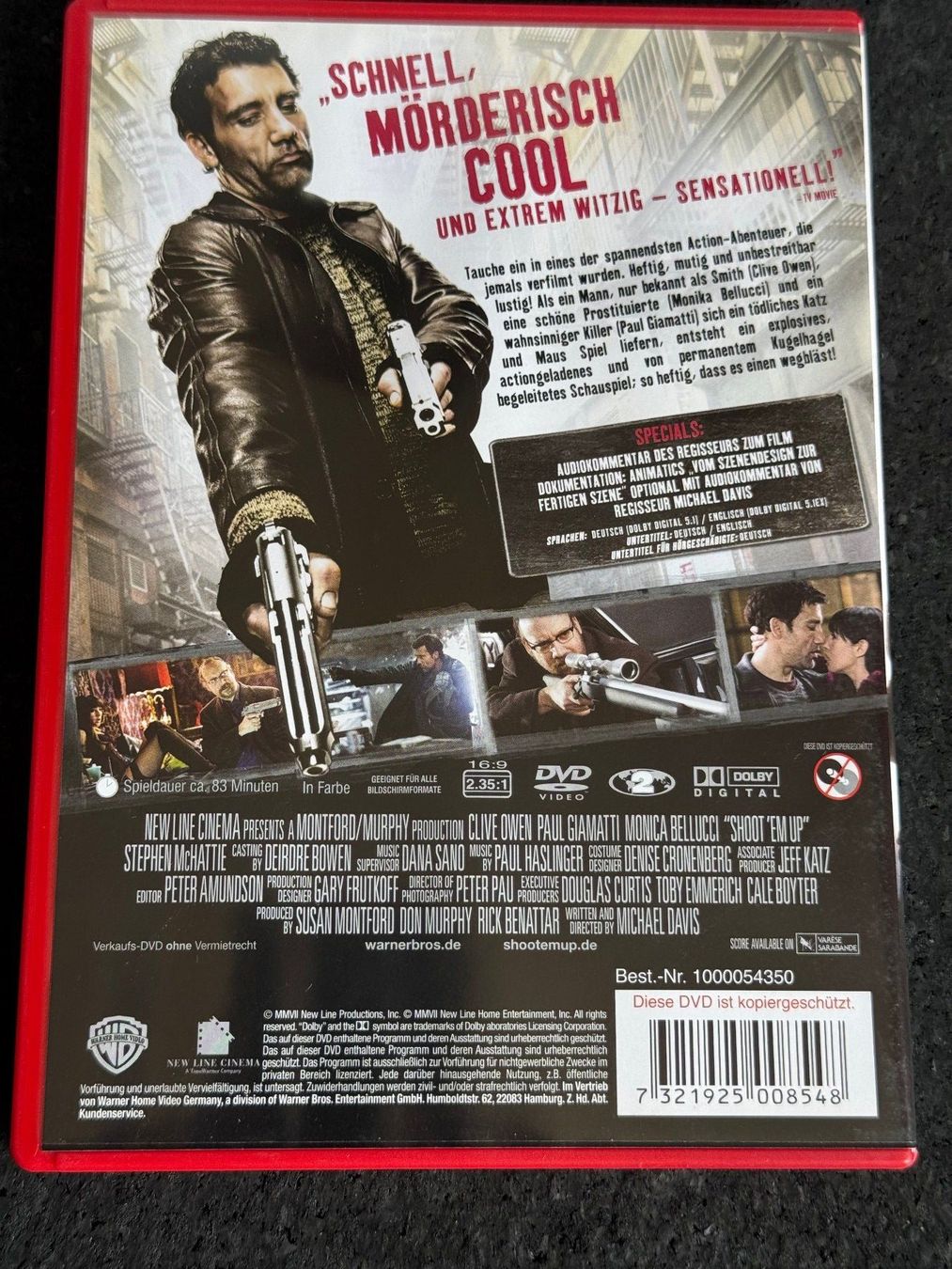 Tous les DVDs: Shoot'em up DVD DE/EN – D'occasion à Fribourg par tschjoly 1