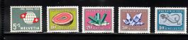 Pro Patria 1959 Sinnbilder + Mineralien **