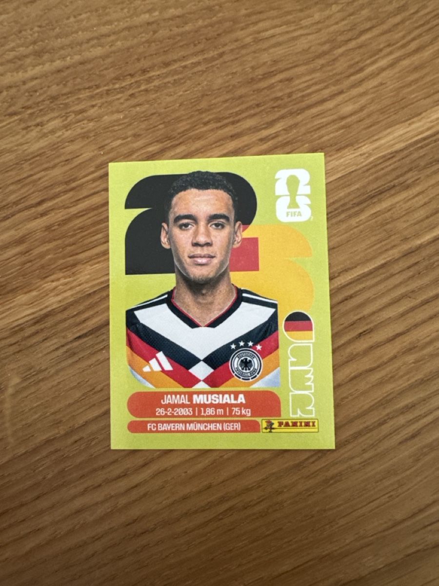 Panini Carte collezionabili: WM26 Panini Jamal Musiala – Nuovo (secondo la descrizione) da Salmsach venduto da kim_686b