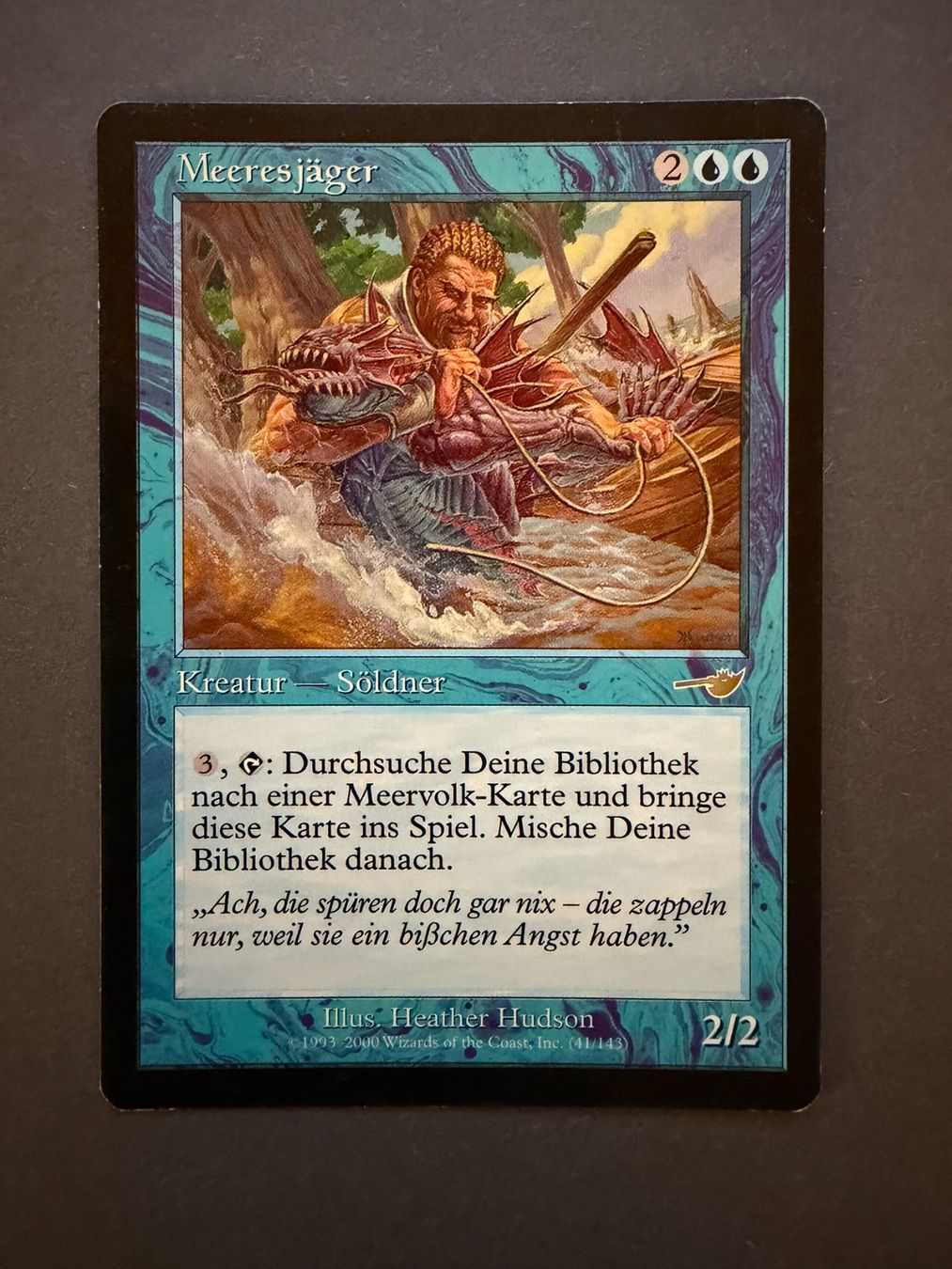 Magic The Gathering Carte collezionabili: Meeresjäger // Seahunter // Nemesis // Magic – Usato da Binz venduto da Tempelritter