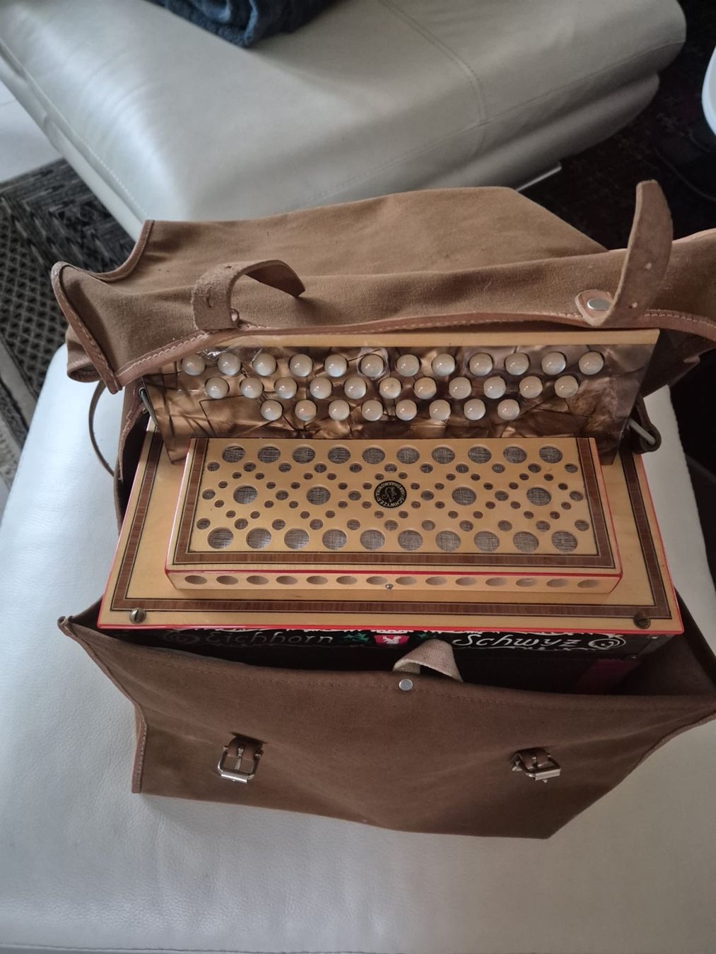 Eichhorn Strumenti musicali: Eichhorn Schwyzerörgeli Handorgel,  8 Bässe – Usato da Müntschemier venduto da Kunming 6