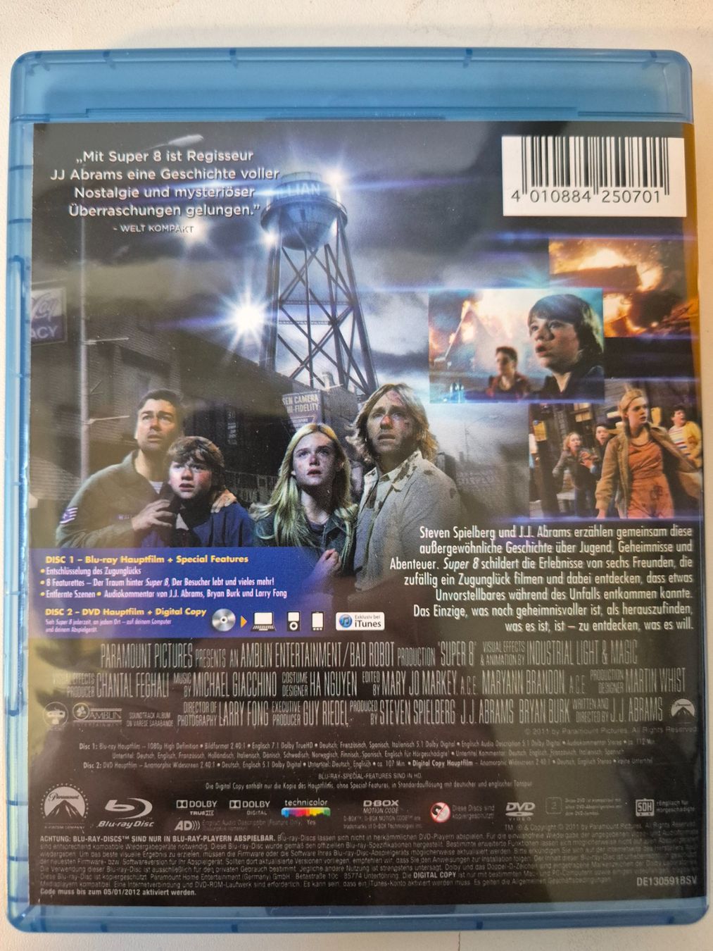 Tutti i DVDs: Super 8 Blu-Ray/DVD – Usato da Lindau venduto da Hammy0740 1