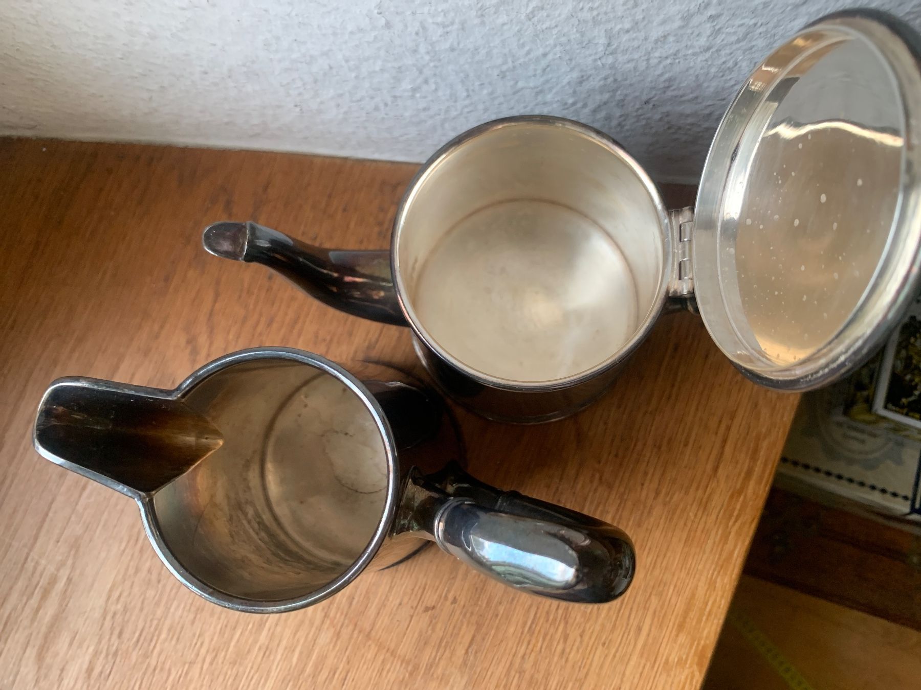 Teiere: Versilberte Kaffeekanne + Milchkanne 35 cl von Schwerter – Usato da Richterswil venduto da Moii89 3