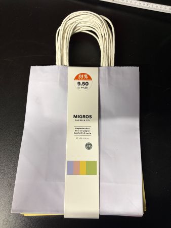 12 Papiertaschen