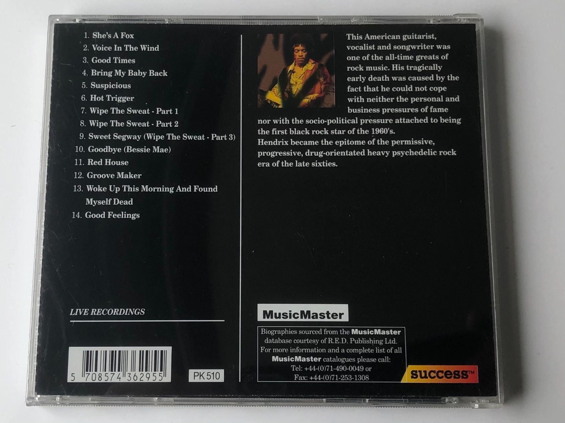 CD: Jimi Hendrix - She‘s A Fox – Usato da Oberried Brienz venduto da Chyara 1
