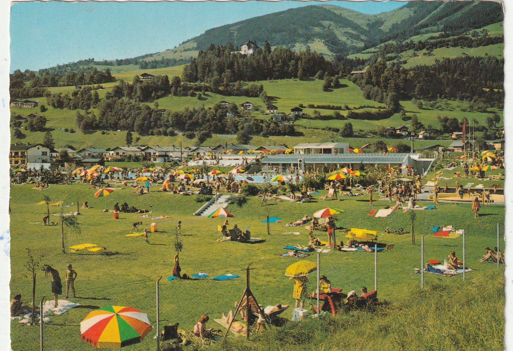 Cartoline postali: Schwimmbad Oberpinzgau bei Salzburg – Usato da Lumbrein venduto da made02