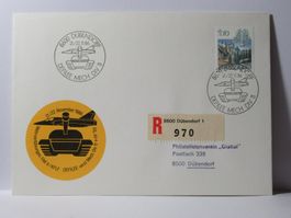 Brief , Wehrvorführungen FAK 4 / KFLF , Dübendorf 1986
