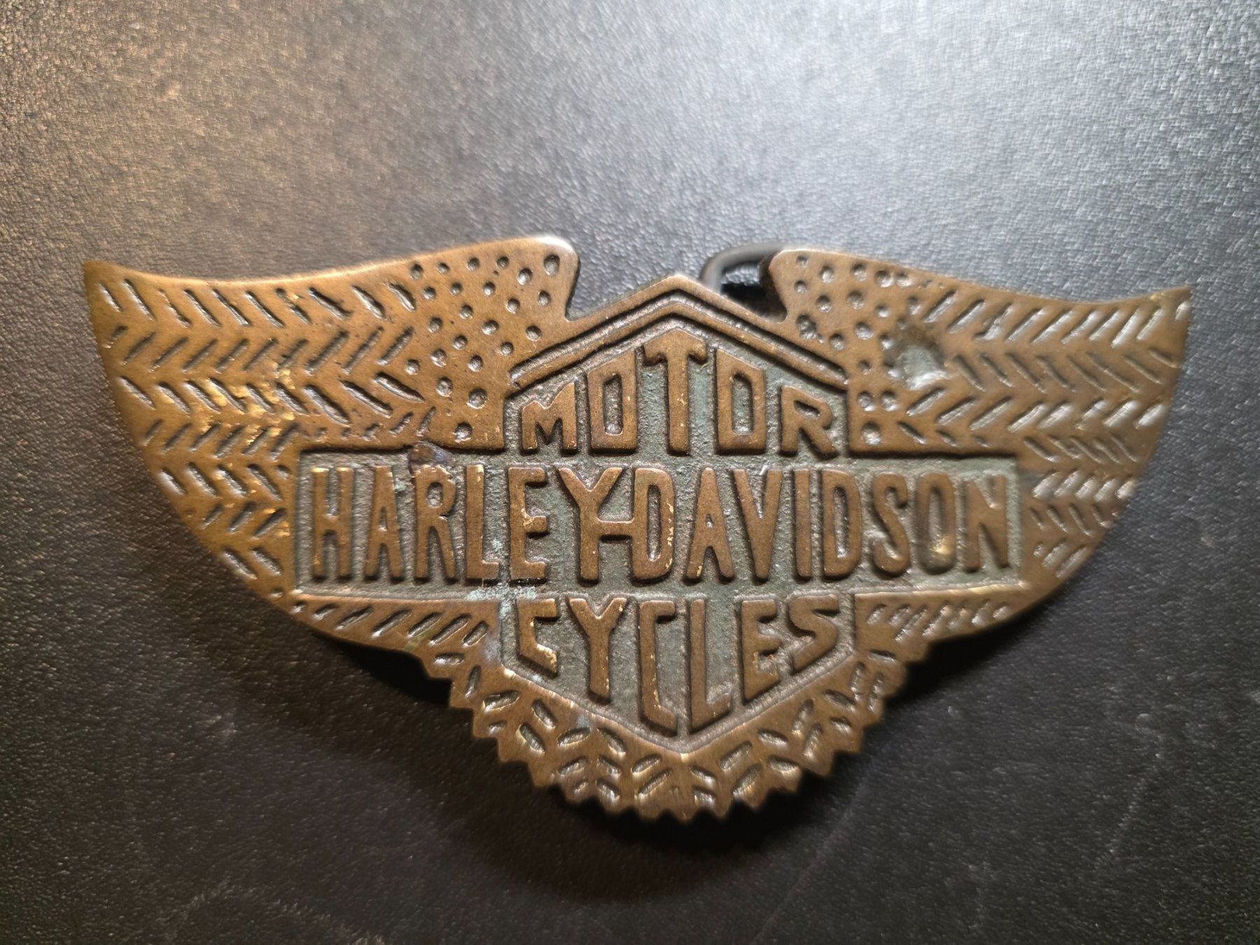 Harley-Davidson Fibbie per cinture: Gürtel Schnalle Harley Davidson Cycles – Usato da Walterswil BE venduto da Lonitti