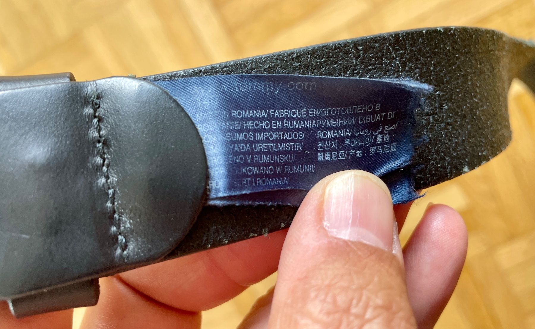Tommy Hilfiger Cinture: Tommy Hilfiger Ledergürtel, schwarz – Usato da Gümligen venduto da soleil149 6