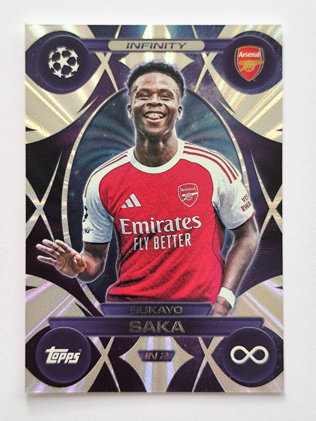 Topps Carte collezionabili: Match Attax 25/26 - Infinity - B. Saka - IN2 – Usato da Zürich venduto da manito89