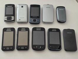 Konvolut Samsung Mobiltelefone gebraucht 10 Stück