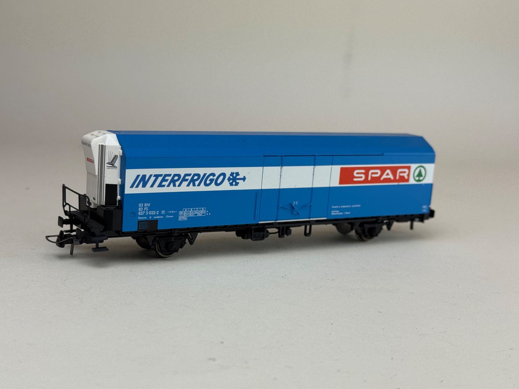 Roco Modellini di ferrovie: HR- Roco Kühlwagen Spar Interfrigo – Usato da Elm venduto da Wikmtz 1