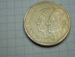 Spanien 500 Peseten, 1988 gut erhalten