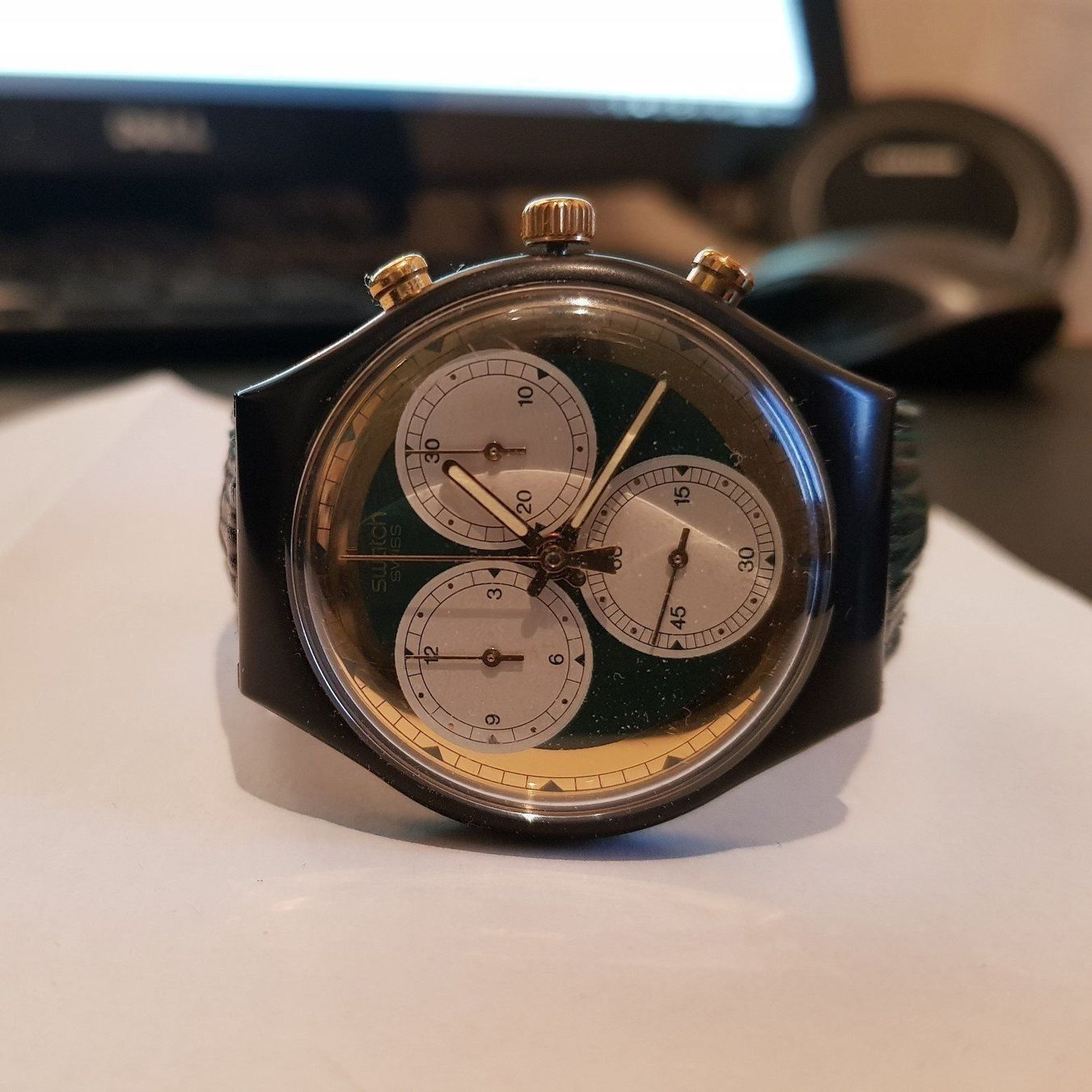 Swatch Orologi: Swatch Chrono Rollerball SCB 107 – Nuovo (secondo la descrizione) da Winterthur venduto da Versus0 1
