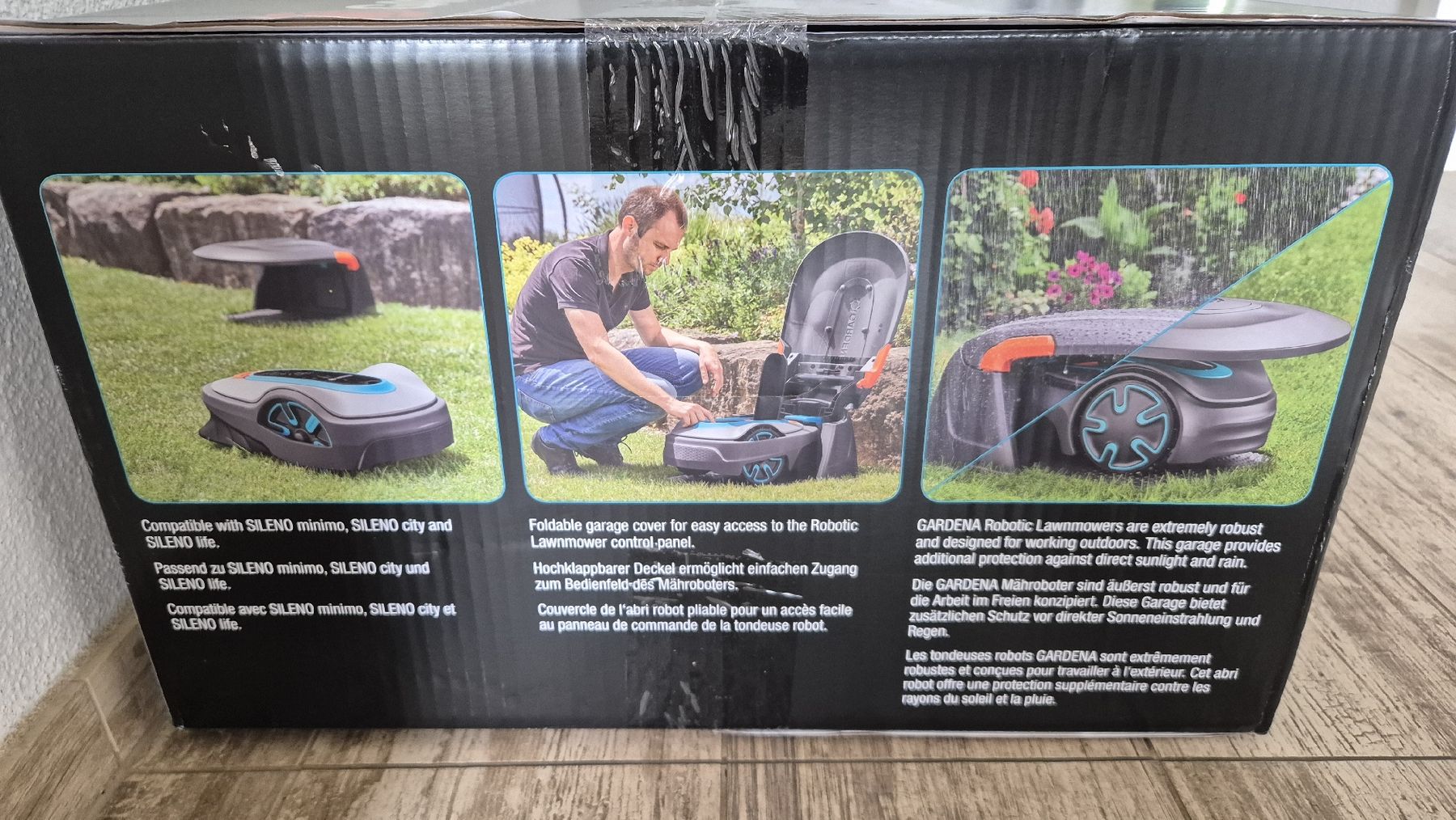 Gardena Tagliaerba: NEUE, orginalverpackte Gardena SILENO minimo Garage – Nuovo e nell'imballaggio originale da Wilihof venduto da Allerlei123 1