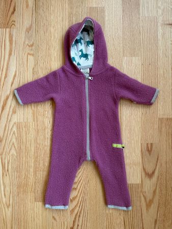 Loud and Proud Overall aus Wollfleece, Grösse 50/56