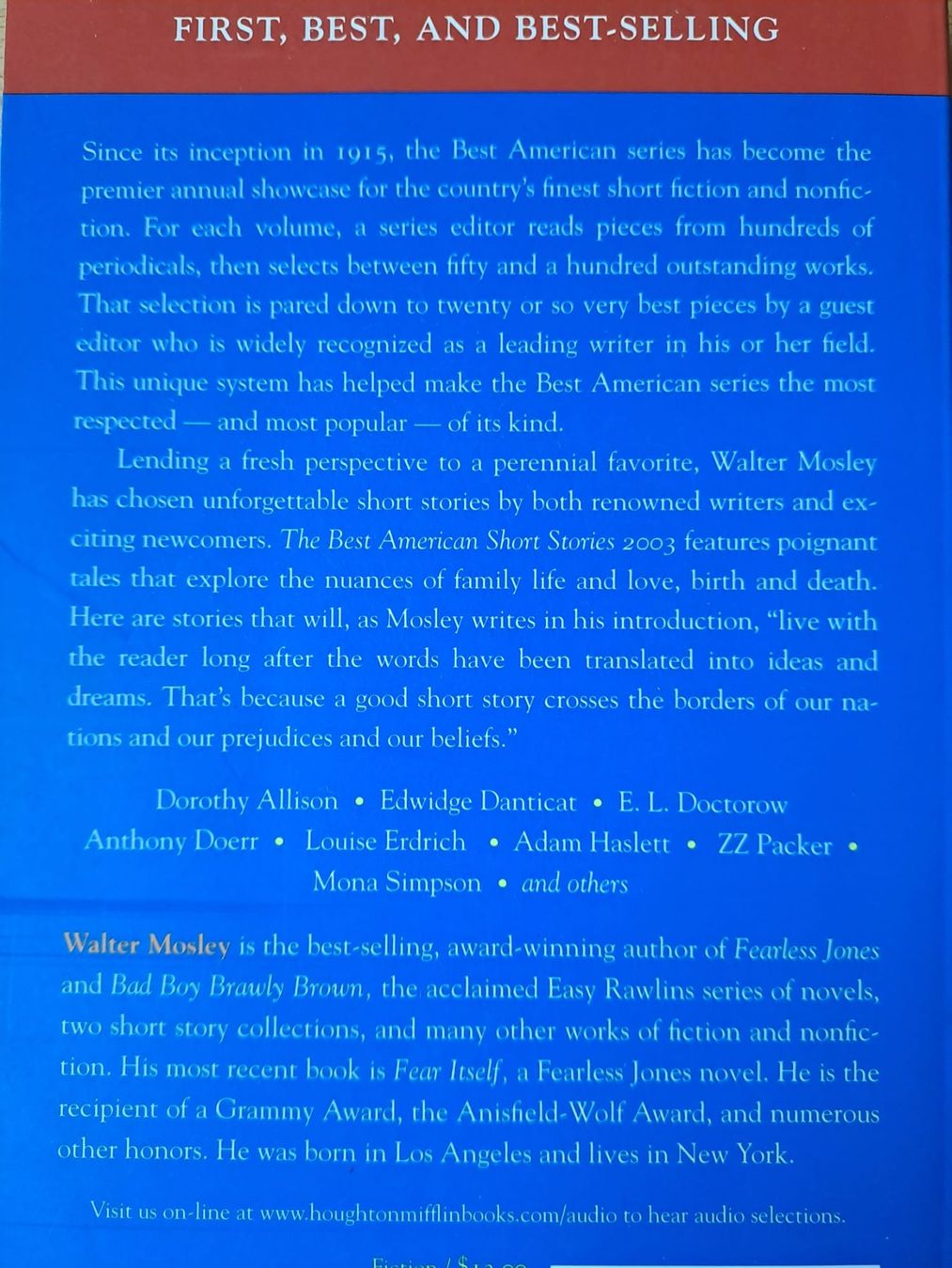 Libri: Best American Short Stories – Nuovo (secondo la descrizione) da Sevelen venduto da Cangaroo 1