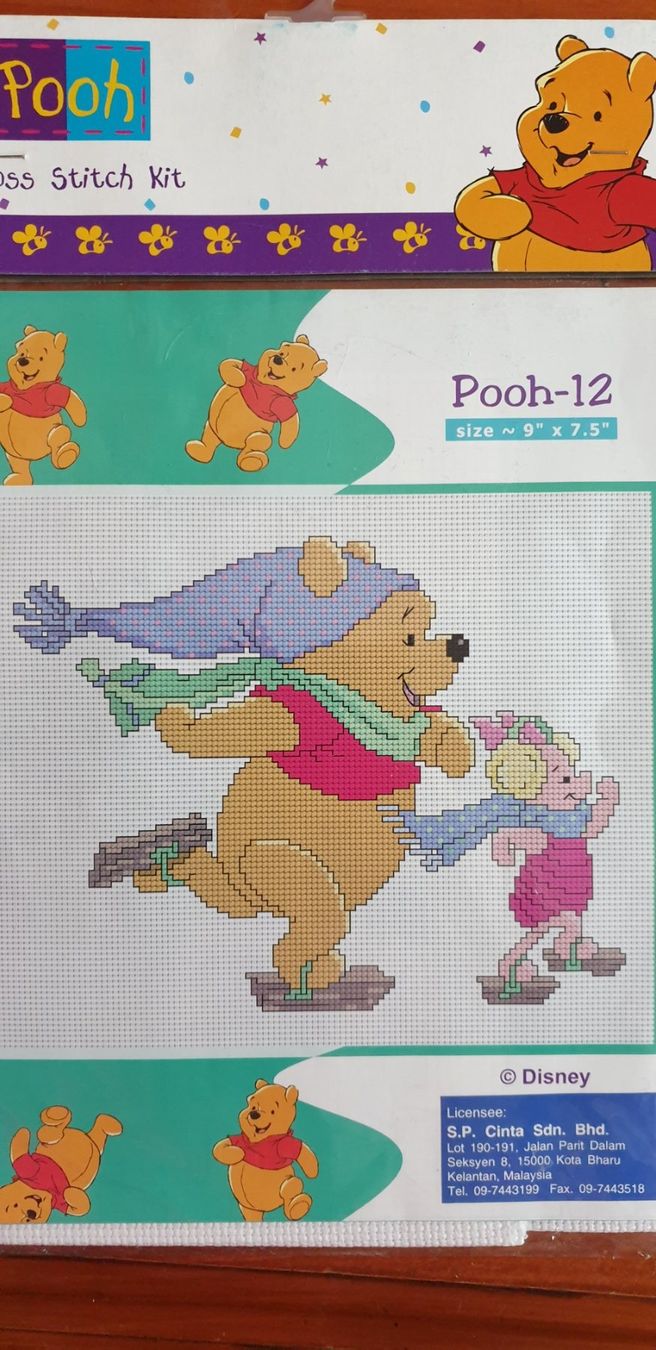 Kit bricolage: Broderie Point de croix Disney Winnie – Nuovo e nell'imballaggio originale da Payerne venduto da fantasy124 2