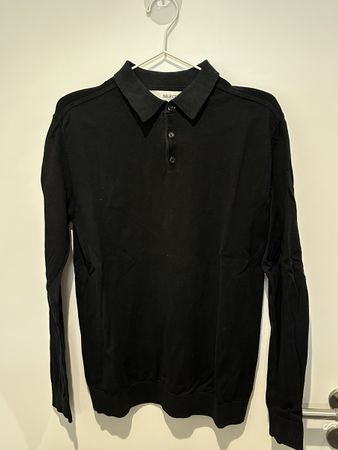 Selected Homme Poloshirt Pullover Schwarz Gr. M