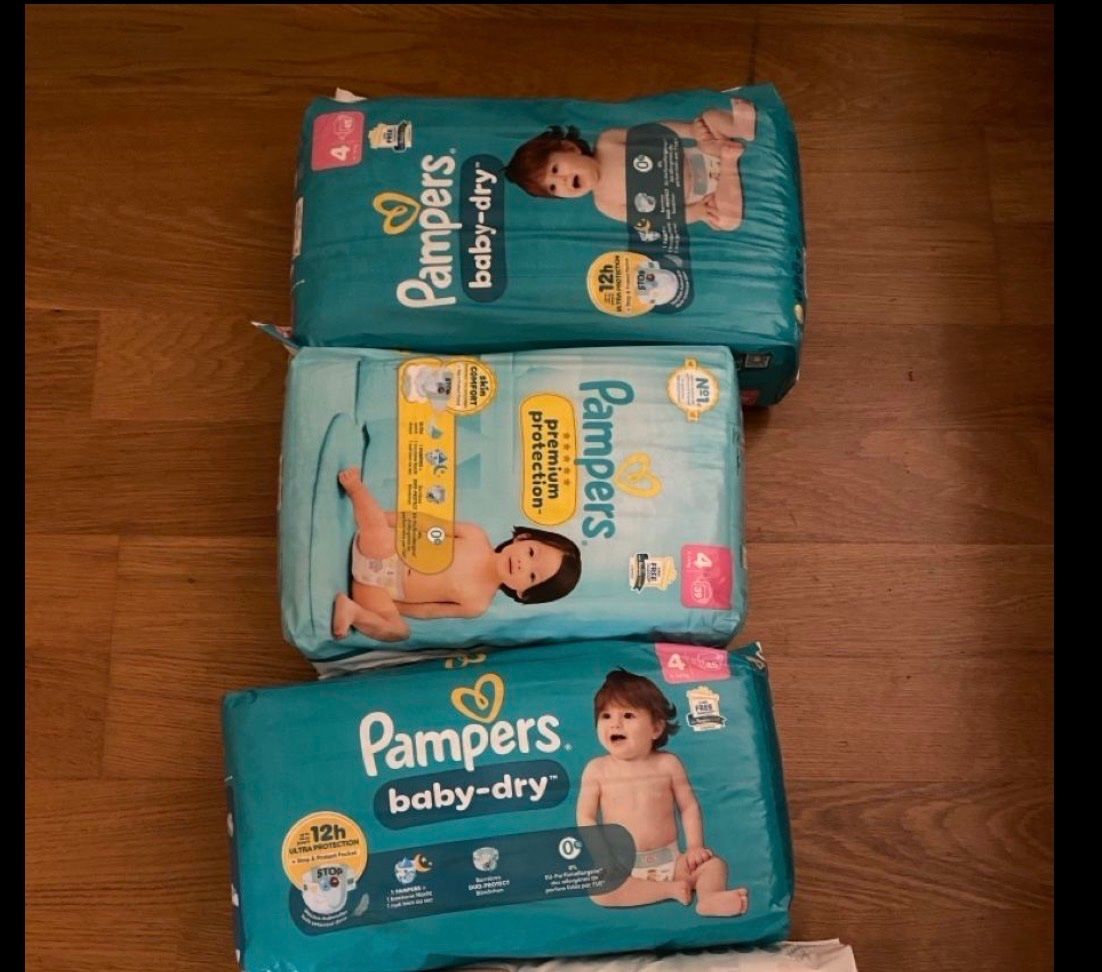 Pampers Secchi per pannolini & Pannolini: Windeln-Sparpaket: Pampers! – Nuovo e nell'imballaggio originale da Zürich venduto da ER-