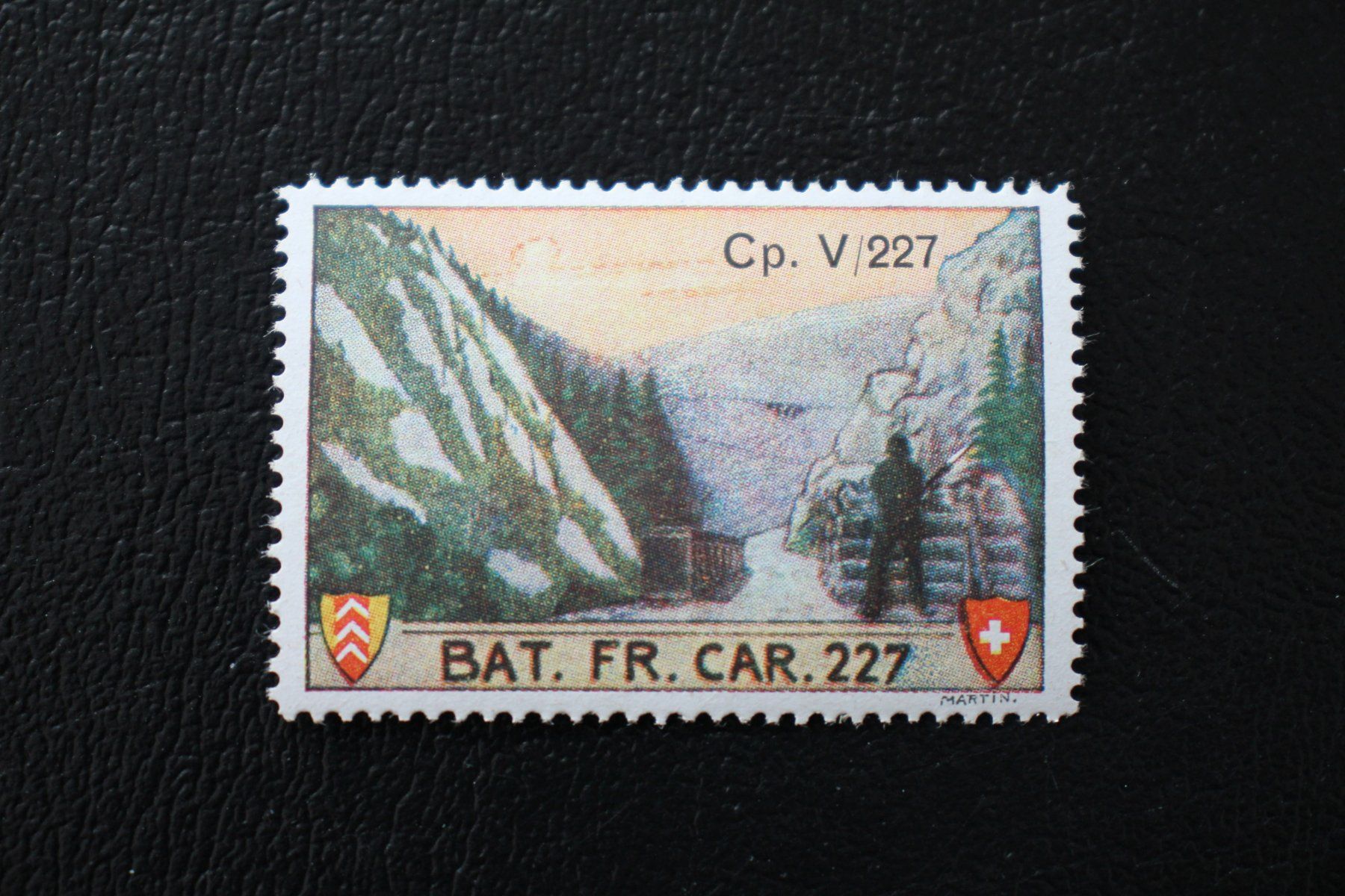 Tutti i francobolli: BAT. FR. CAR. 227  Cp. V/227 – Usato da Wiedlisbach venduto da Hrudolfo