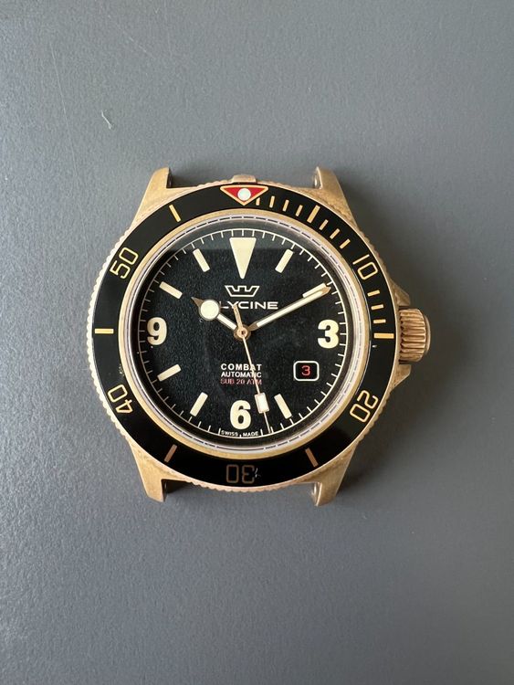 Glycine GL0265 Combat Sub Vintage Bronze Acheter sur Ricardo