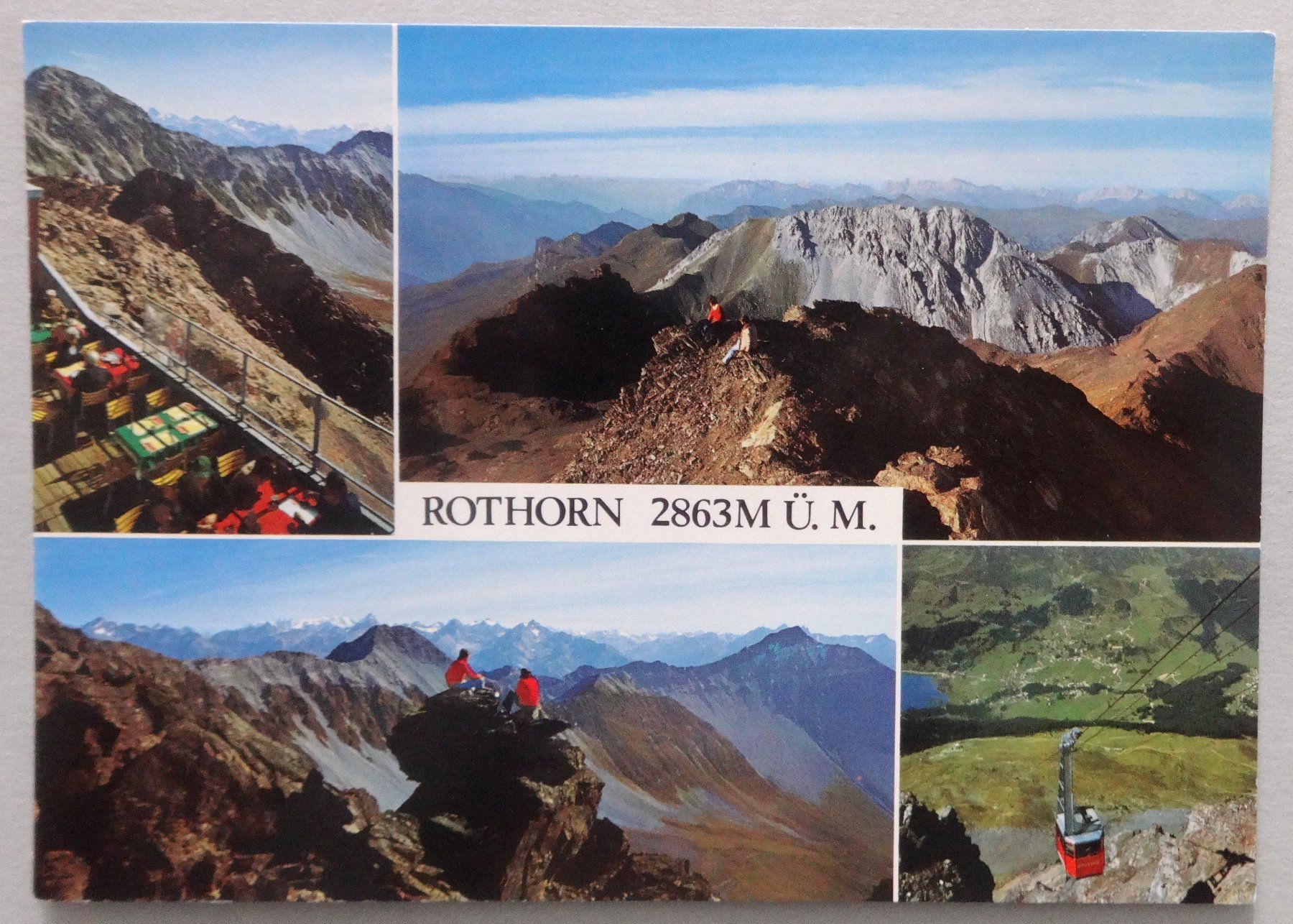 Cartes postales: Rothorn Lenzerheide 2863 m ü.M. – D'occasion à Fétigny par Billy2miny