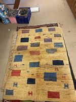 Orientteppich Gabbeh 114x165cm Iran handgeknüpft