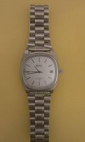 BWC Swiss Automatic Vintage-Uhr, Edelstahl, mit Datum