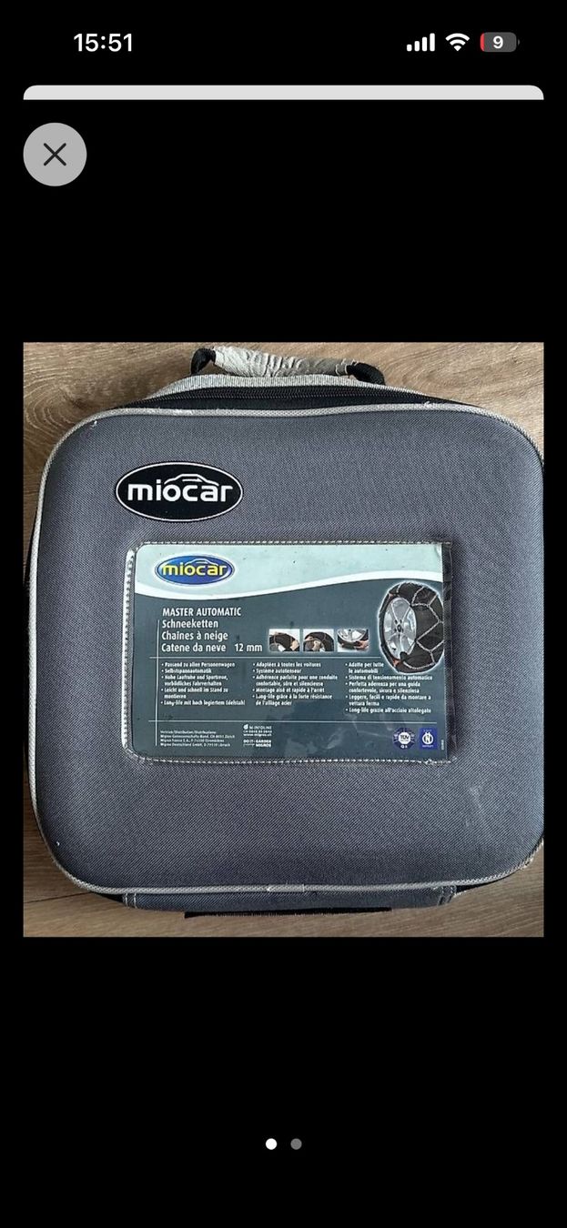 Catene da neve: Schneeketten Miocar Master Automatic 12 mm – Usato da St. Gallen venduto da bor_l2tb
