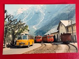 Mesocco / Saurer-Bus / Bahn