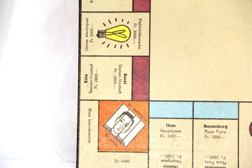 Vintage Monopoly Spiel Schweizer Edition 6