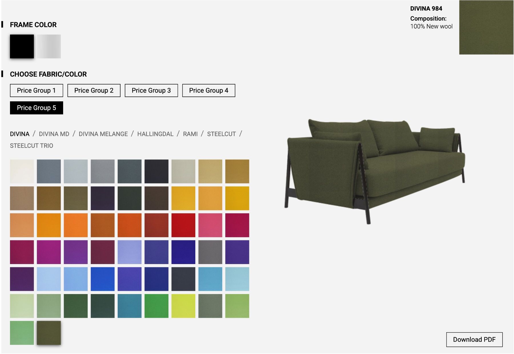 Divani: Schlafsofa Madison der Marke Softline – Usato da Zürich venduto da crischdoff 7