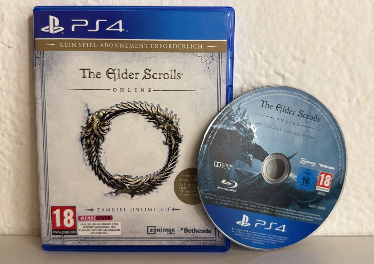 Sony Spiele: The Elder Scrolls Online Tamriel PS4/PS5 game disc case – Gebraucht aus Ehrendingen von bubulence